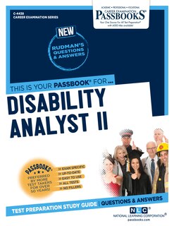 Front cover_Disability Analyst Ii (c-4438)