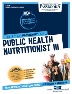 Front cover_Public Health Nutritionist Iii (c-4473)