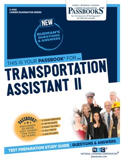 Front cover_Transportation Assistant II (C-4510)