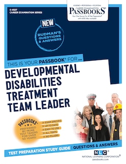 Front cover_Developmental Disabilities Treatment Team Leader (c-4527)