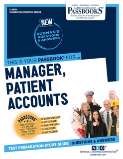 Front cover_Manager, Patient Accounts (C-4589)