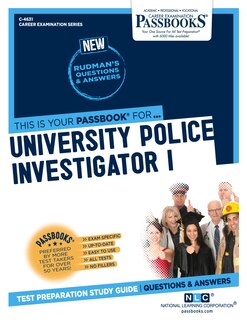 Front cover_University Police Investigator I (C-4631)