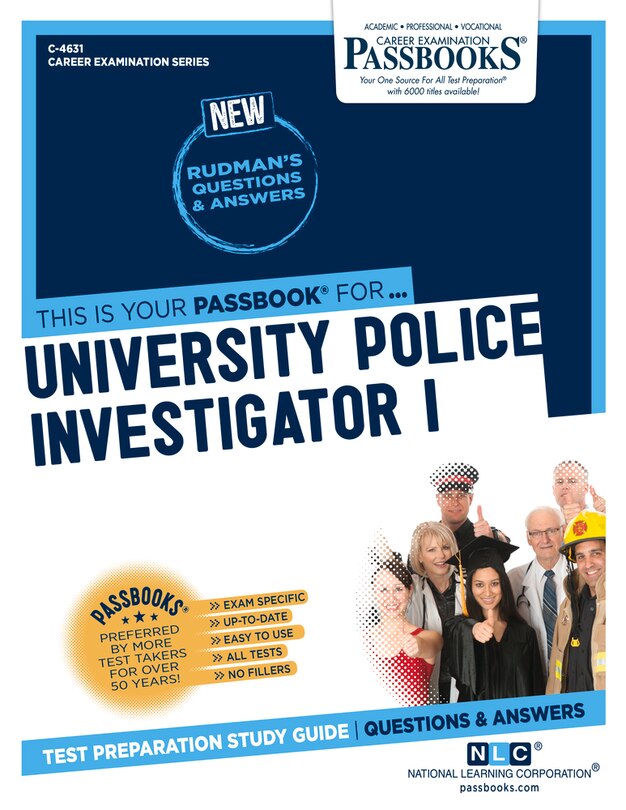 Front cover_University Police Investigator I (C-4631)
