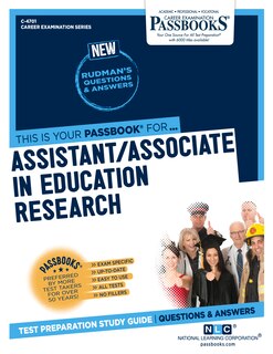 Front cover_Assistant/Associate in Education Research (C-4701)