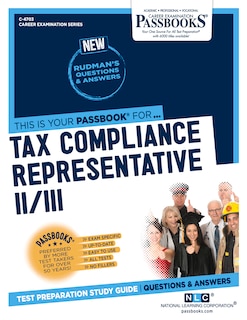 Front cover_Tax Compliance Representative Ii/iii (c-4703)