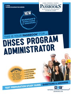 Front cover_Dhses Program Administrator (c-4755)