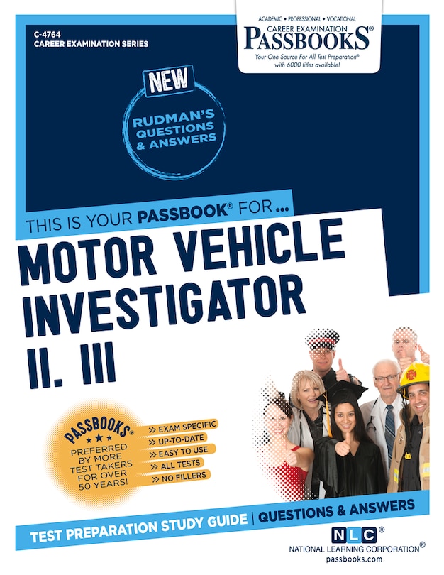 Front cover_Motor Vehicle Investigator II, III (C-4764)