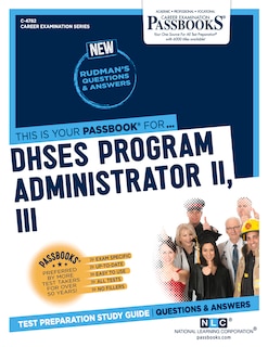 Front cover_Dhses Program Administrator Ii, Iii (c-4782)