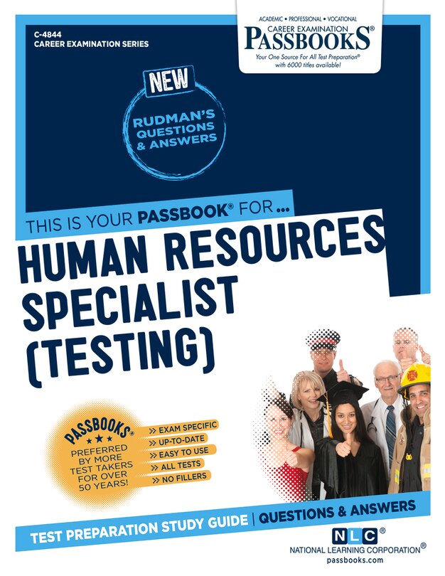 Front cover_Human Resources Specialist (Testing) (C-4844)