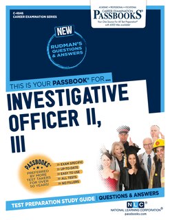 Front cover_Investigative Officer Ii, Iii (c-4846)