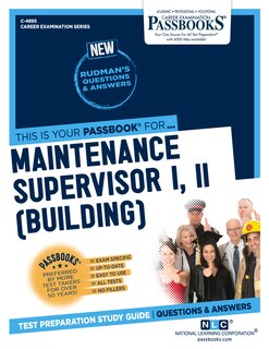 Front cover_Maintenance Supervisor I, II (Building) (C-4895)