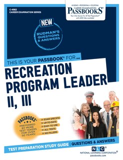 Front cover_Recreation Program Leader Ii, Iii (c-4982)