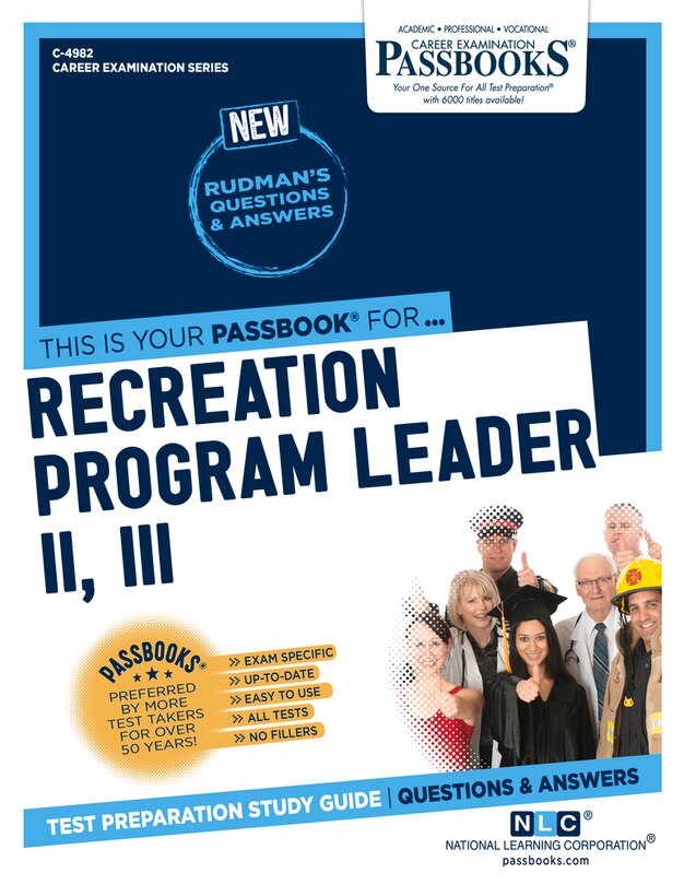 Front cover_Recreation Program Leader Ii, Iii (c-4982)