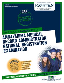 Front cover_AMRA/AHIMA Medical Record Administrator National Registration Examination (RRA) (ATS-84)