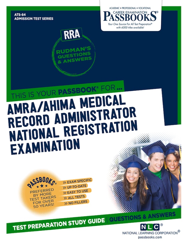 Front cover_AMRA/AHIMA Medical Record Administrator National Registration Examination (RRA) (ATS-84)