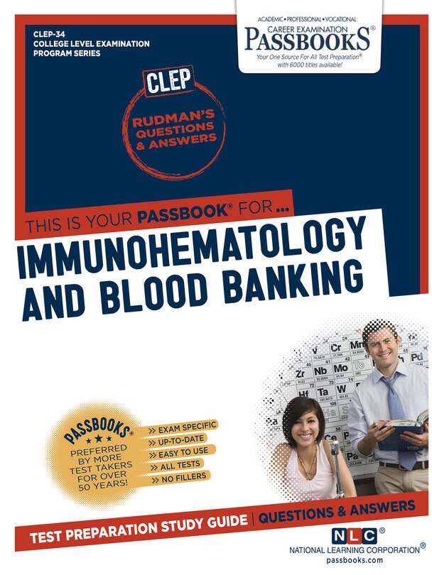 Front cover_Immunohematology and Blood Banking (CLEP-34)