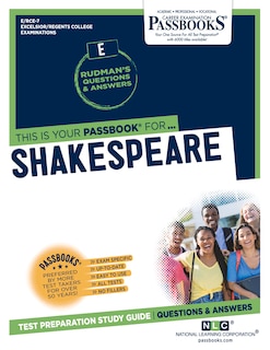 Shakespeare (rce-7): Passbooks Study Guide