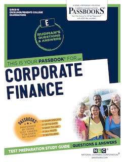 Corporate Finance (rce-15): Passbooks Study Guide