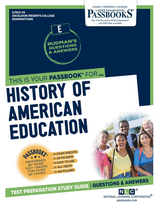 Front cover_History of American Education (RCE-29)