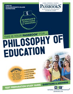 Front cover_Philosophy of Education (RCE-30)
