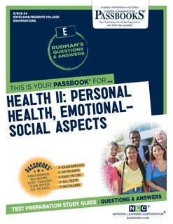 Couverture_Health Ii: Personal Health, Emotional-social Aspects (rce-34)