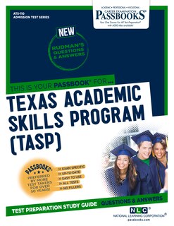 Couverture_Texas Academic Skills Program (TASP) (ATS-110)
