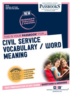 Couverture_Civil Service Vocabulary / Word Meaning (cs-10)