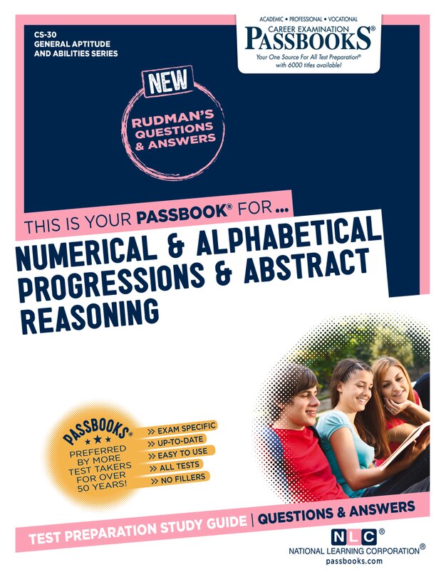 Front cover_Numerical & Alphabetical Progressions & Abstract Reasoning (cs-30)