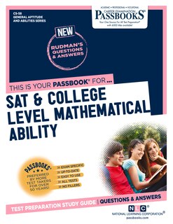 Front cover_Sat & College Level Mathematical Ability (cs-58)