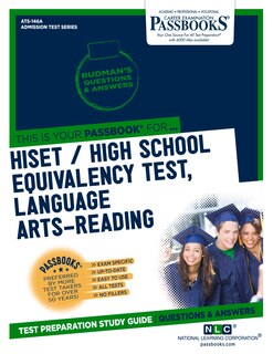 Couverture_Hiset / High School Equivalency Test, Language Arts-reading (ats-146a)