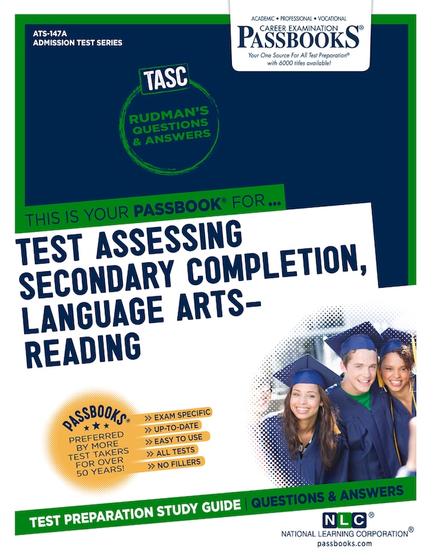 Front cover_Test Assessing Secondary Completion (tasc), Language Arts-reading (ats-147a)