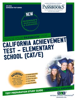 Front cover_California Achievement Test - Elementary School (CAT/E) (ATS-101A)