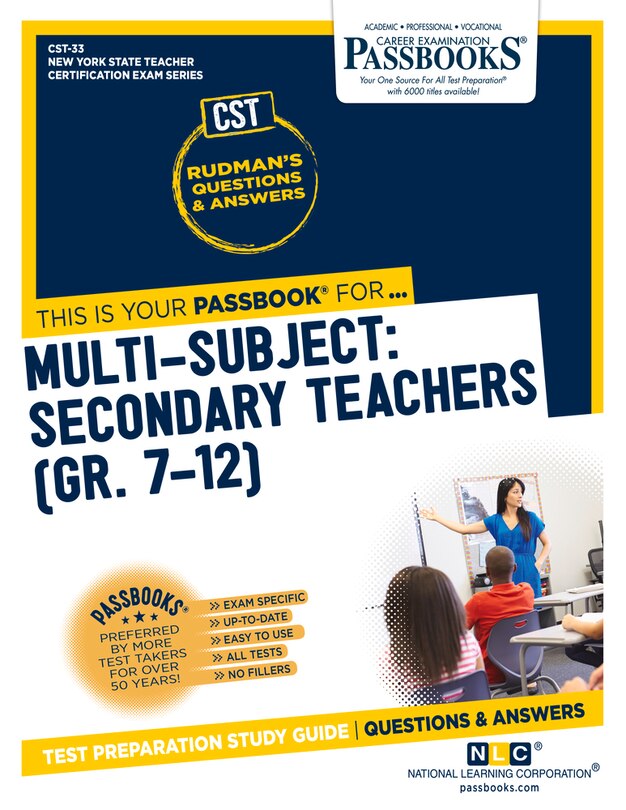 Couverture_Multi-subject: Secondary Teachers (gr. 7-12) (cst-33)