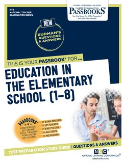 Front cover_Education In The Elementary School (1-8) (NT-1)