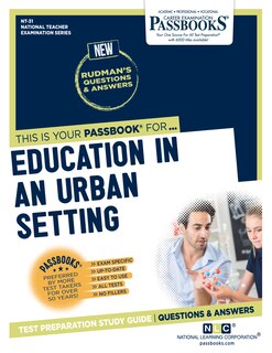 Couverture_Education in an Urban Setting (NT-31)