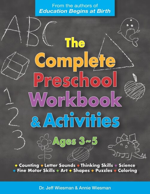 Front cover_The Complete Preschool Workbook & Activities