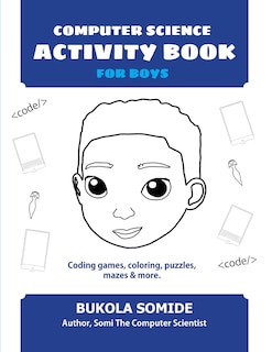 Front cover_Computer Science Activity Book for Boys