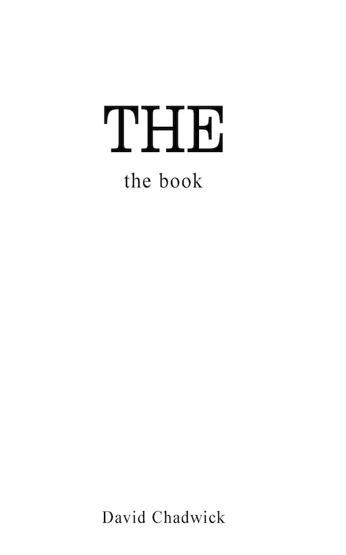 The, The Book