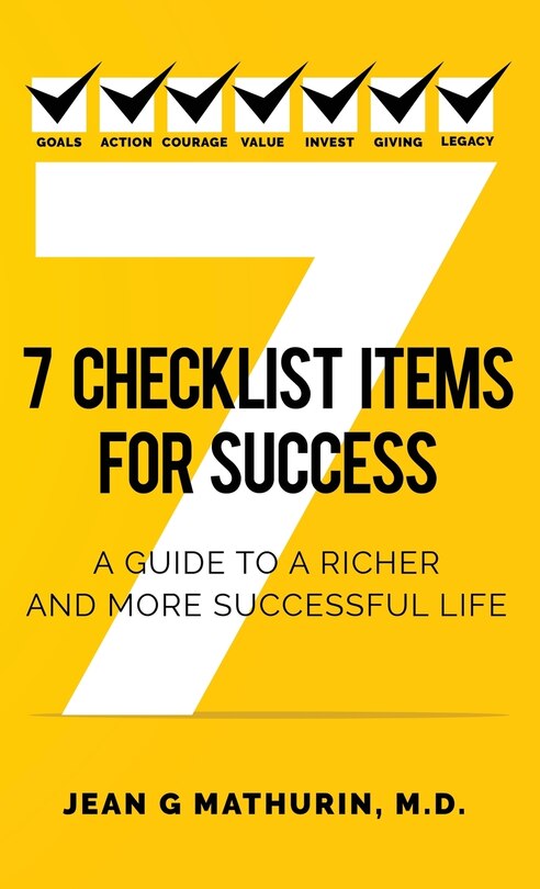 Couverture_7 CHECKLIST ITEMS FOR SUCCESS