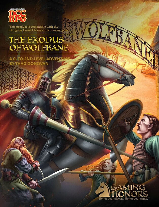 Front cover_The Exodus of Wolfbane (DCC RPG)