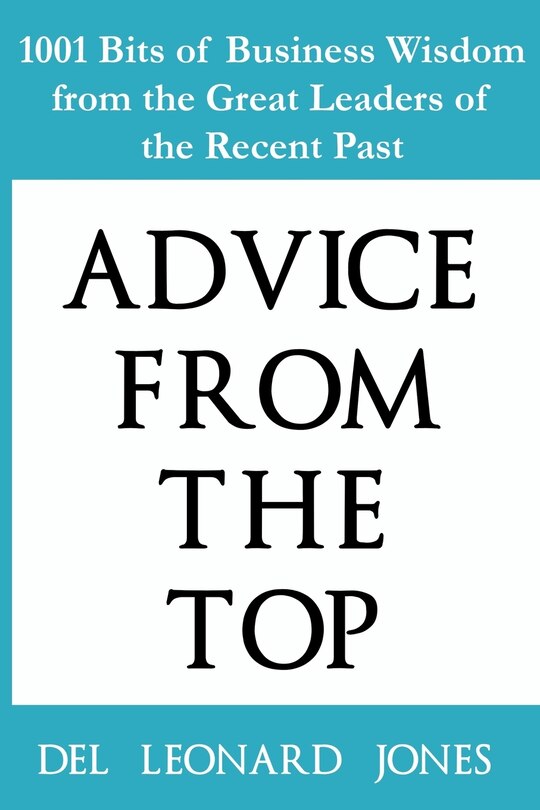 Couverture_Advice From the Top