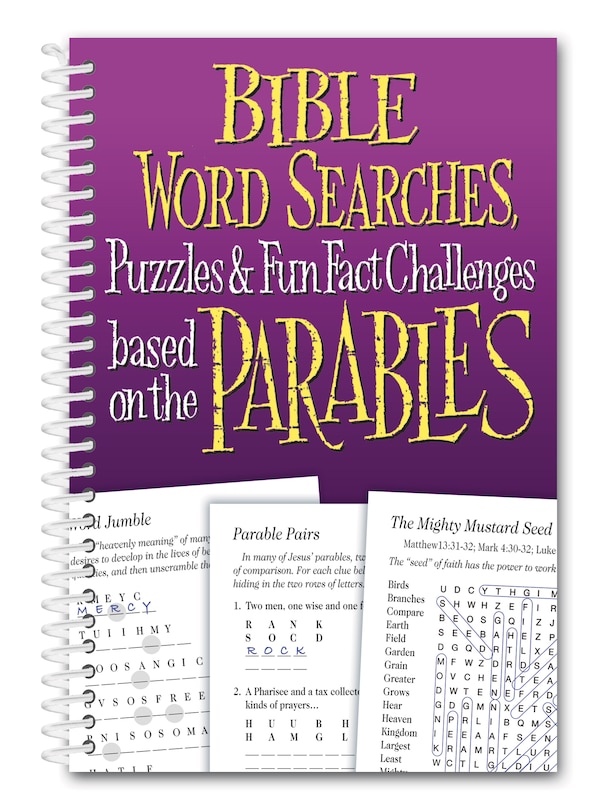 Couverture_Word Searches and Other Word Puzzles from Parables from the Bible