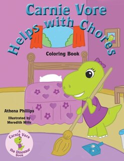 Front cover_Carnie Vore Helps with Chores Coloring Book