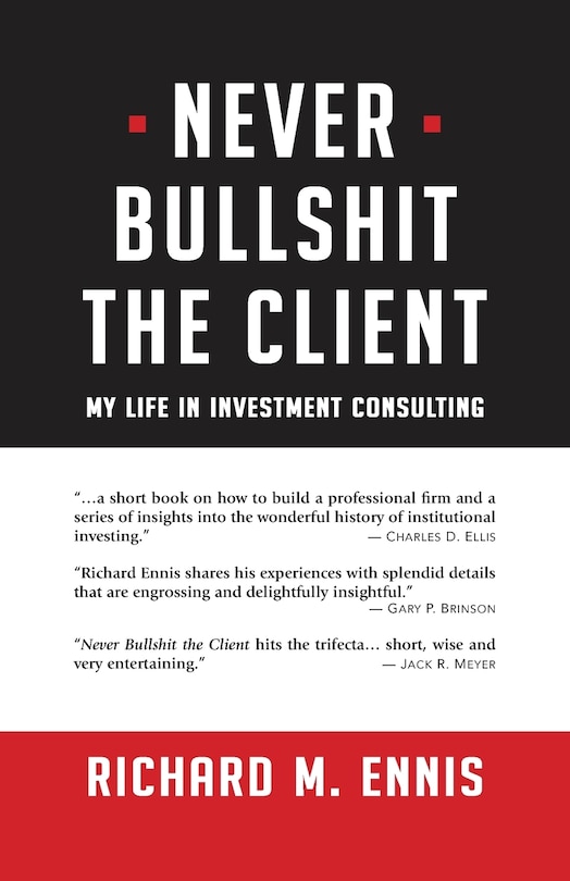 Front cover_Never Bullshit The Client