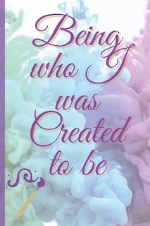 Couverture_Being Who I Was Created To Be