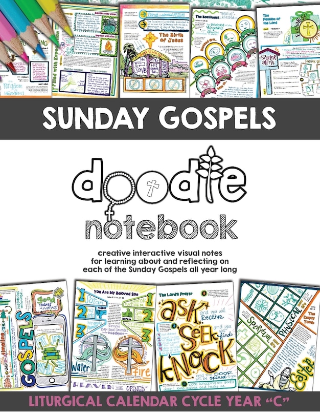 Front cover_Sunday Gospels Doodle Notes (Year C in Liturgical Cycle)