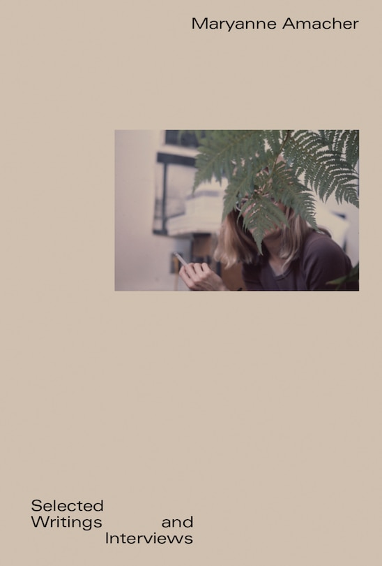 Couverture_Maryanne Amacher: Selected Writings And Interviews
