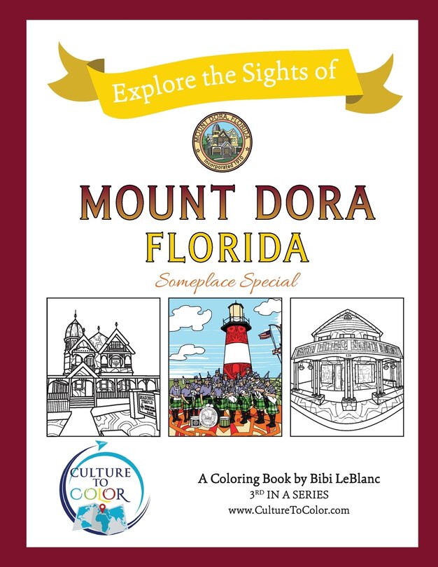 Front cover_Culture To Color Mount Dora - Explore the Sights
