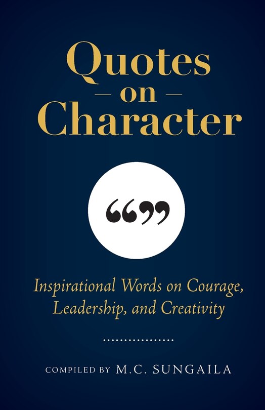 Front cover_Quotes on Character