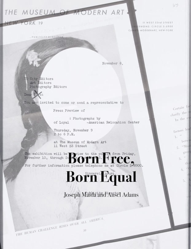 Couverture_Born Free, Born Equal
